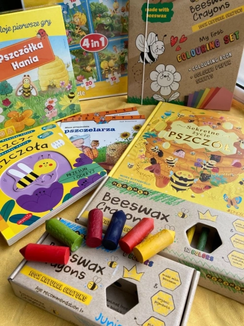 Ecologische waskrijtjes Junior 6 st