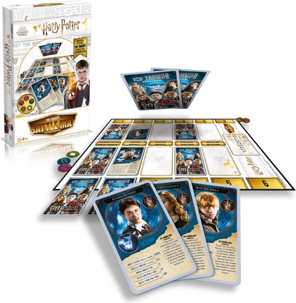 Gezelschapsspel Harry Potter Top Trumps Battle Mat