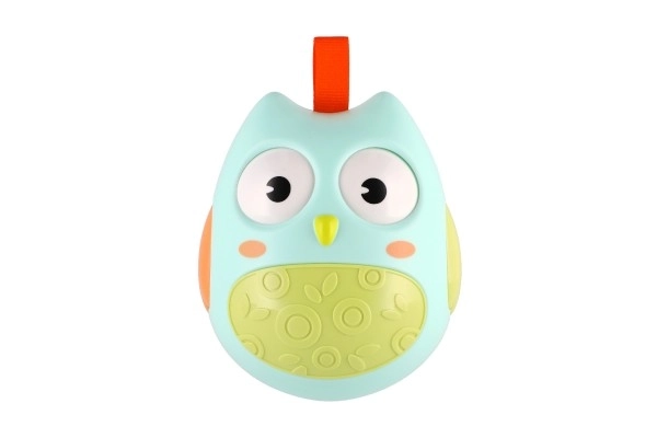 Roly Poly uil plastic 11cm met geluid in doosje 14x16x12cm 6m+