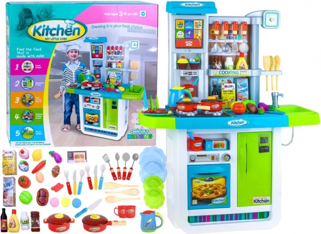 Interactieve kinderkeuken met koelkast en accessoires – Koelkast