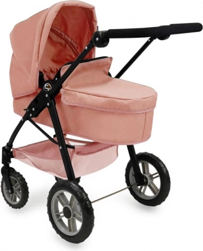 Poppenwagen 2-in-1 roze