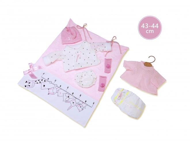 Realistische pop baby met geluiden en zacht lichaam 44 cm