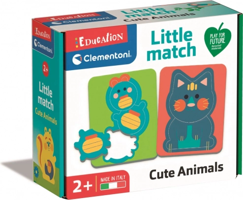 Dopasowanka zoete dieren CLEMENTONI – houten puzzels voor de allerkleinsten