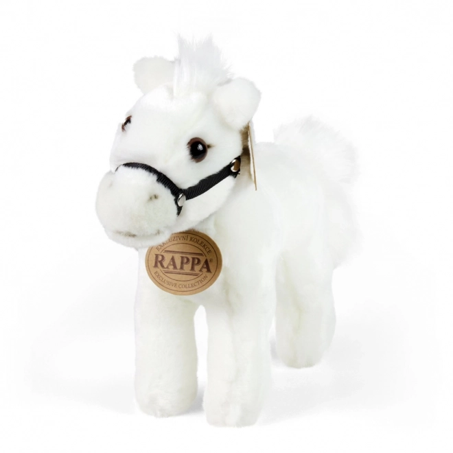 Rappa Pluchen Paard Wit 18 cm ECO-VRIENDELIJK