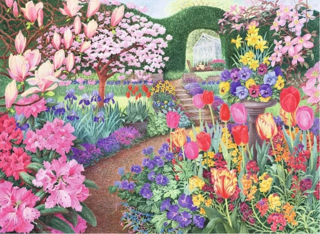 RAVENSBURGER Puzzel Prachtige tuinen 4x500 stukjes