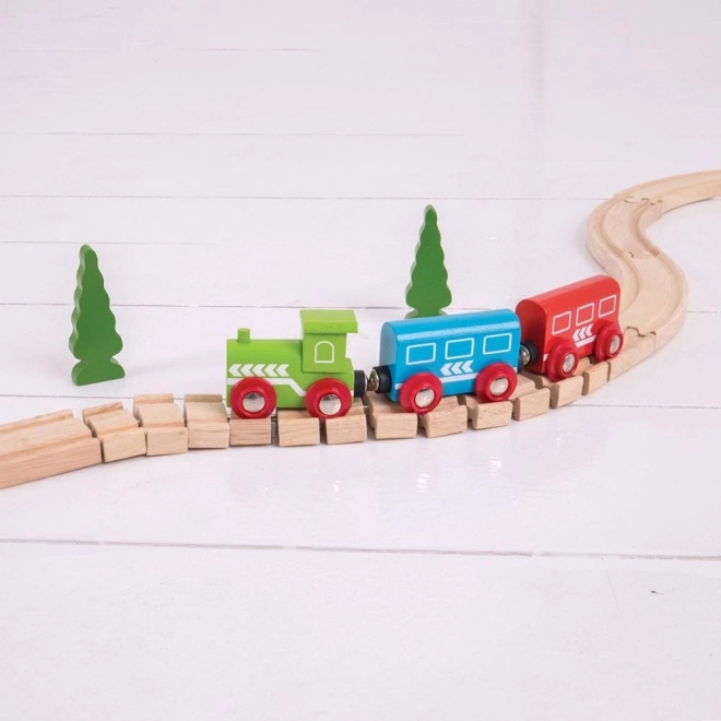 Bigjigs Rail Flexibele spoor - 2 stuks