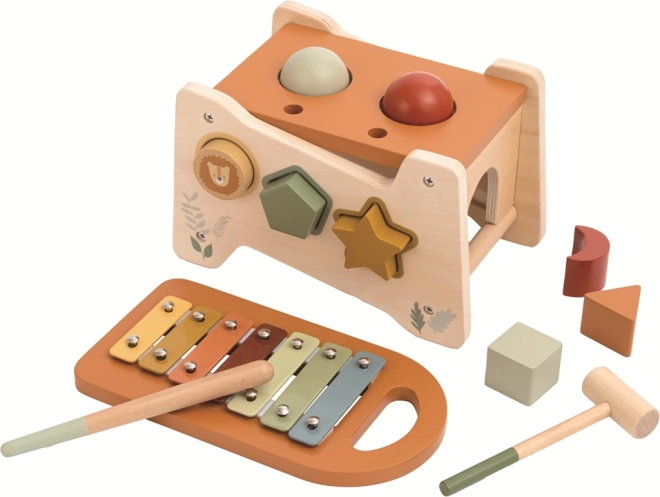 Multifunctionele hamertafel met xylofoon 2Kids Toys