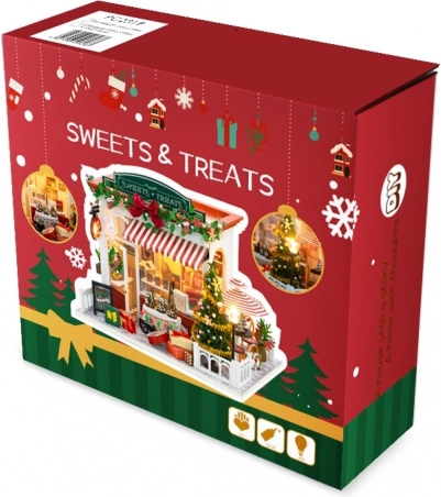 2Kids Toys miniatuur huisje kerstbanketbakkerij