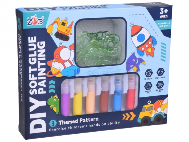 Uitgebreide DIY creatieve sleutelhanger set ZA5209