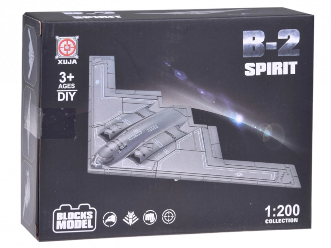 Bouwpakket modelvliegtuig B-2 Spirit 1:200