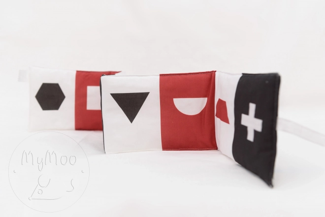 MyMoo Textiel leporello contrastrijk