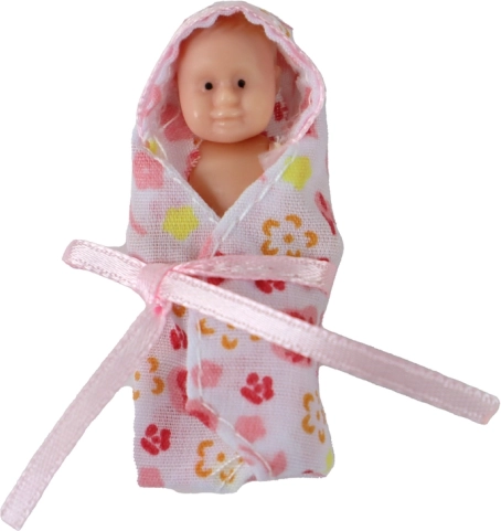 Zwangere buik en baby voor leerzaam spel
