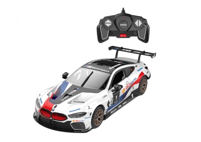 Rastar RC bouwpakket 1:18 BMW M8 GTE wit 66 stuks