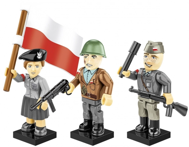 Beelden van Opstandelingen van de Opstand van Warschau 1944 set