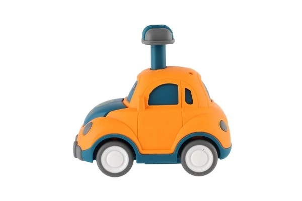 Plastic opwindautootje 9 cm - 4 soorten