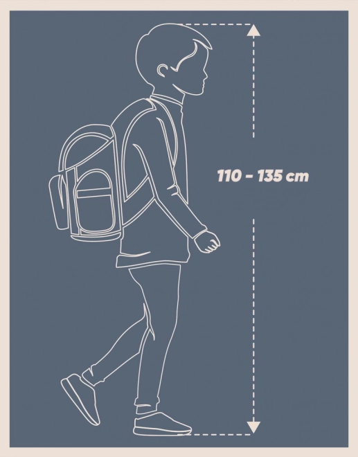 Schoolset Baagl Ergo Dino: rugzak, etui en tasje