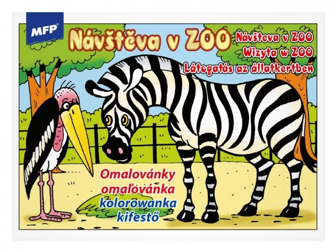 Kleurboekjes MFP Bezoek aan de Dierentuin