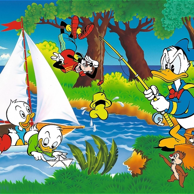 Puzzel Avontuur bij het meer 160 stukjes