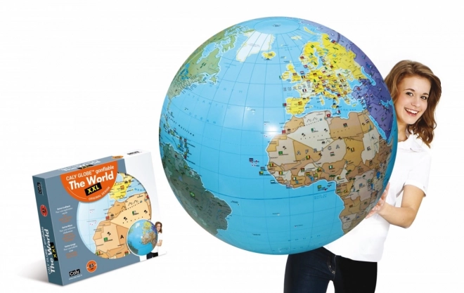 Bal Caly Globe 85 cm - Wereld
