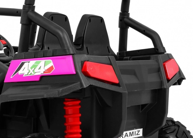 Kinderterreinwagen Grand Buggy 4x4 Roze met afstandsbediening