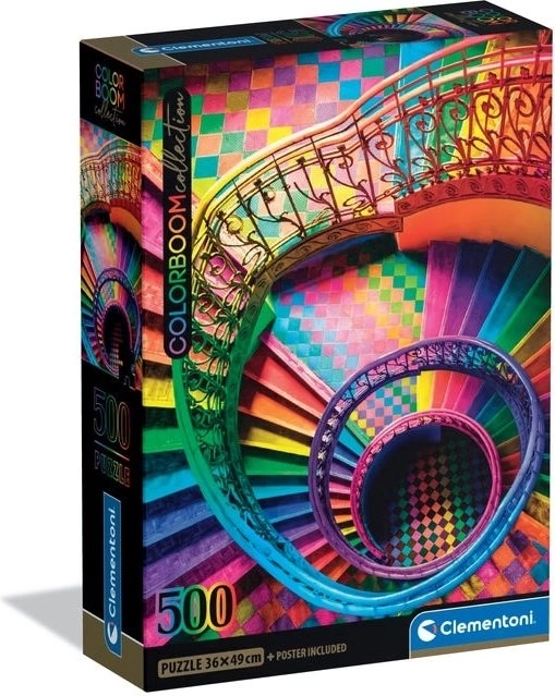 Puzzel CLEMENTONI Colorboom: Trap 500 stukjes