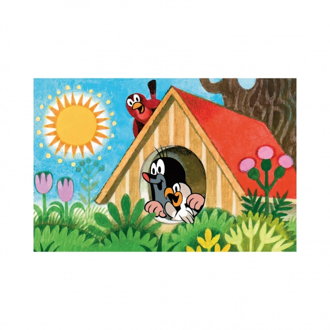 Minipuzzel met Krteček 54 stukjes