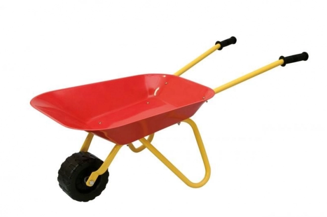 Kinder metalen kruiwagen rood Woody