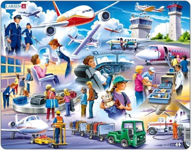 Puzzel Luchthaven LARSEN 42 stukken