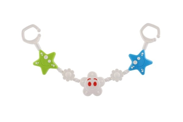 Gekleurde kinderwagenketting 43 cm