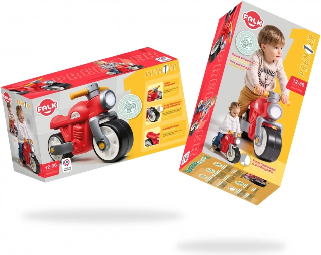 Retro Loopmotor voor Kinderen Rood 1+