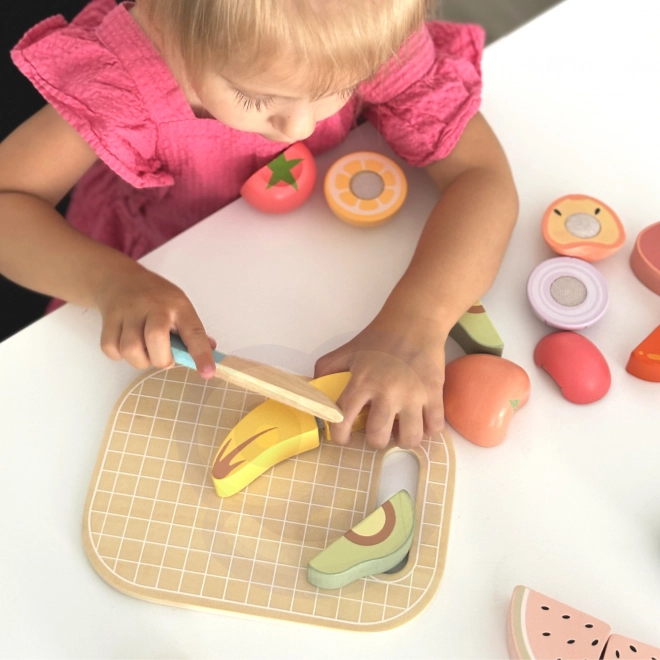 Houten snijset voor voedsel Tooky Toy