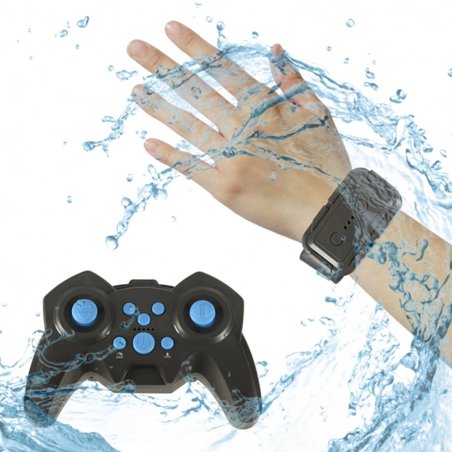 Waterdichte RC auto blauw
