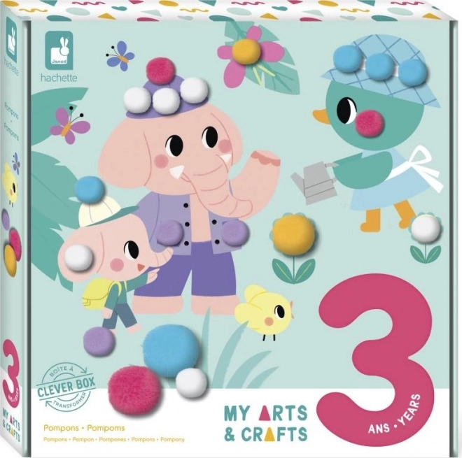 JANOD My Arts & Crafts: Pomponset voor kinderen