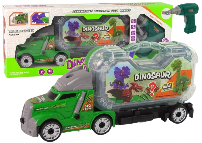 Koplamp met dinosaurussen om te monteren met een boormachine