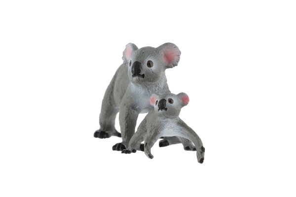 Koala berenachtig 2st vrouwtje met jong zooted plastic 4-6cm in zak