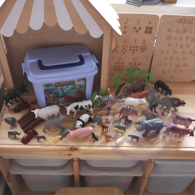 Set dieren WOOPIE XXL 58 stuks