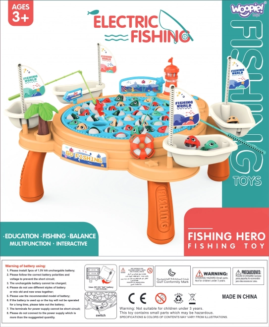 Interactieve Vissers Tafel Piratenschip voor Kinderen