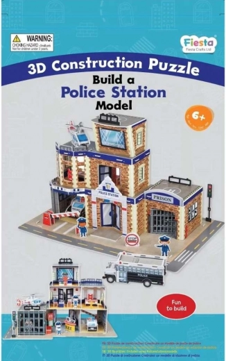 3D puzzelpakket Politiebureau Fiesta Crafts
