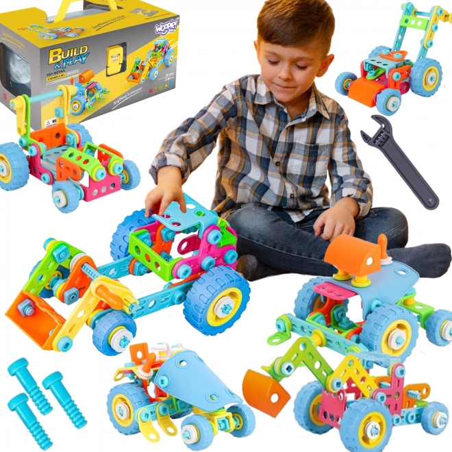 Constructieset Voertuigen voor Kinderen 6v1