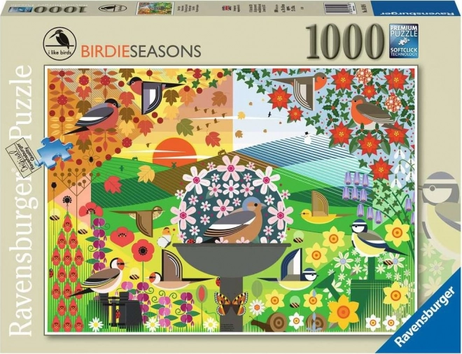 Puzzel Ik hou van vogeltjes