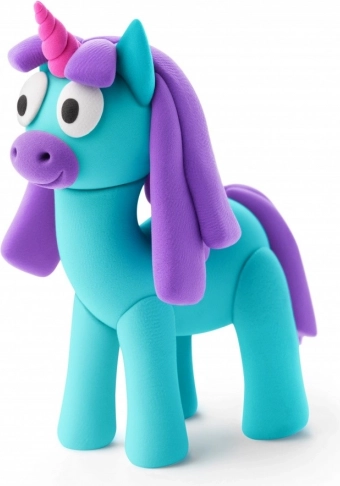 Masa Hey Clay Unicorns 3 verpakkingen, Regenachtig
