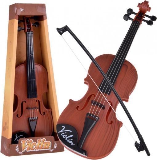 Kunststof kinder-viool met strijkstok 42 cm – Ci