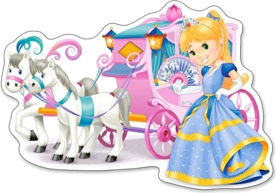 Maxi-puzzel 12 stukjes prinsessencoach Castorland