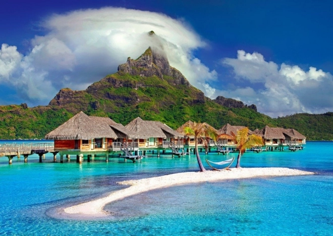 Puzzel Bora Bora, Tahiti 500 stukjes