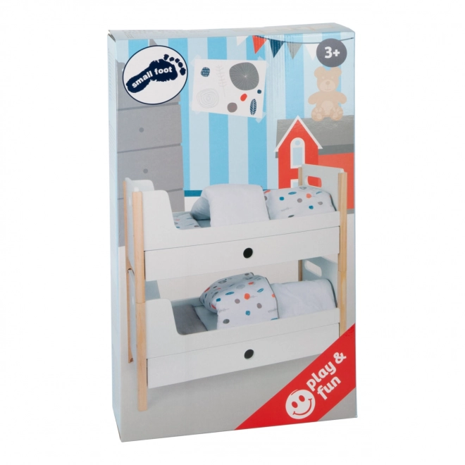 Kleine Voet Houten Bedje Kleine Knoop