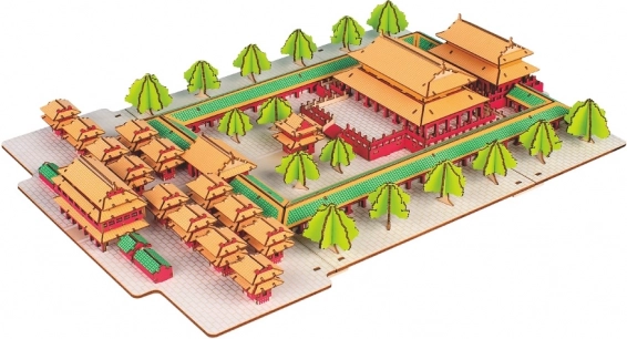 Woodcraft houten 3D-puzzel Confuciustempel