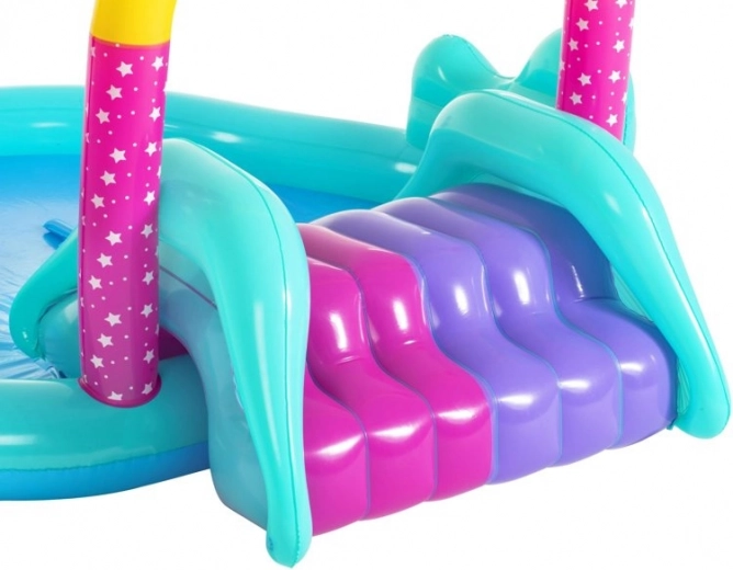 Brede glijbaan voor veel plezier