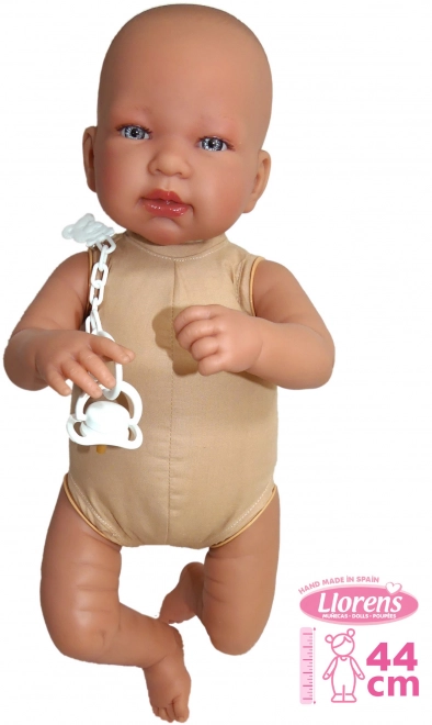 Realistische pop baby met geluiden en zacht lichaam 44 cm