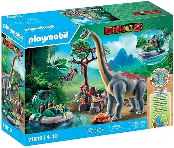 Actief hovercraft voor waterexpedities