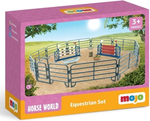 MOJO rijset met omheining en hindernissen